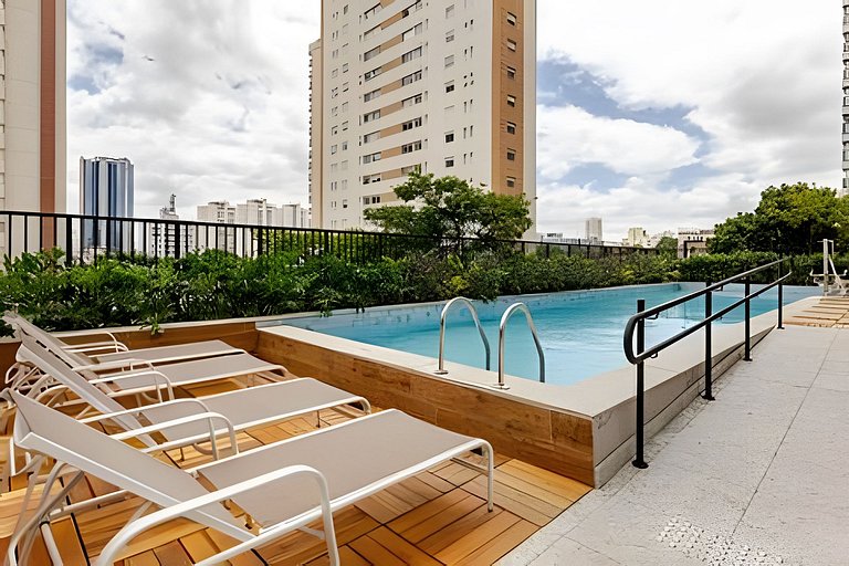 Studio em Perdizes com lava e seca e próx ao Allianz