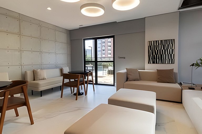 Studio em Perdizes com lava e seca e próx ao Allianz