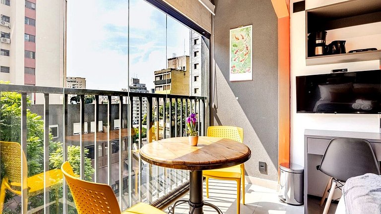 Studio Oriental na Bela Vista Próx. Paulista e Sírio-Libanês
