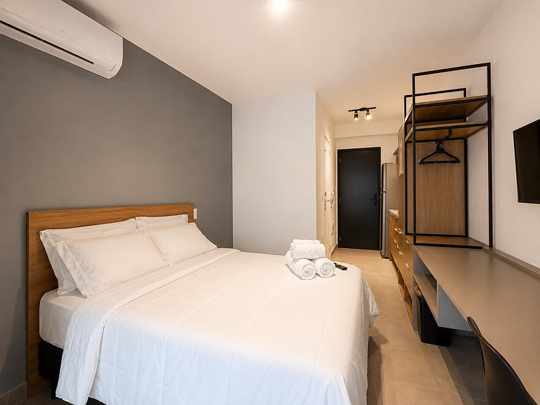 Studio em Moema próx. Congonhas e Ibirapuera