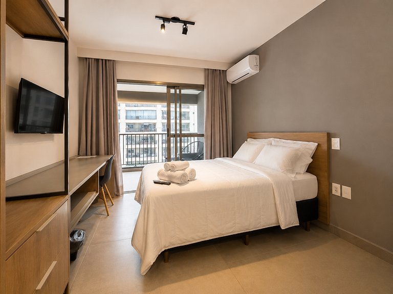 Studio em Moema próx. Congonhas e Ibirapuera